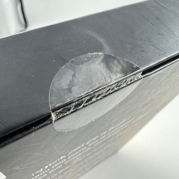 Cubic Zirconia Necklace and Earring Set Faux Pearls Antique Gold Tone New in Box - Picture 5 of 5